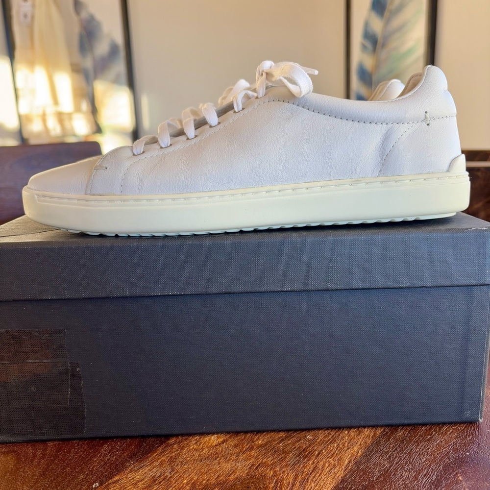 RAG & BONE Kent Lace Up All Leather White Sneakers New in Box-Size EU 39.5 - Picture 8 of 14